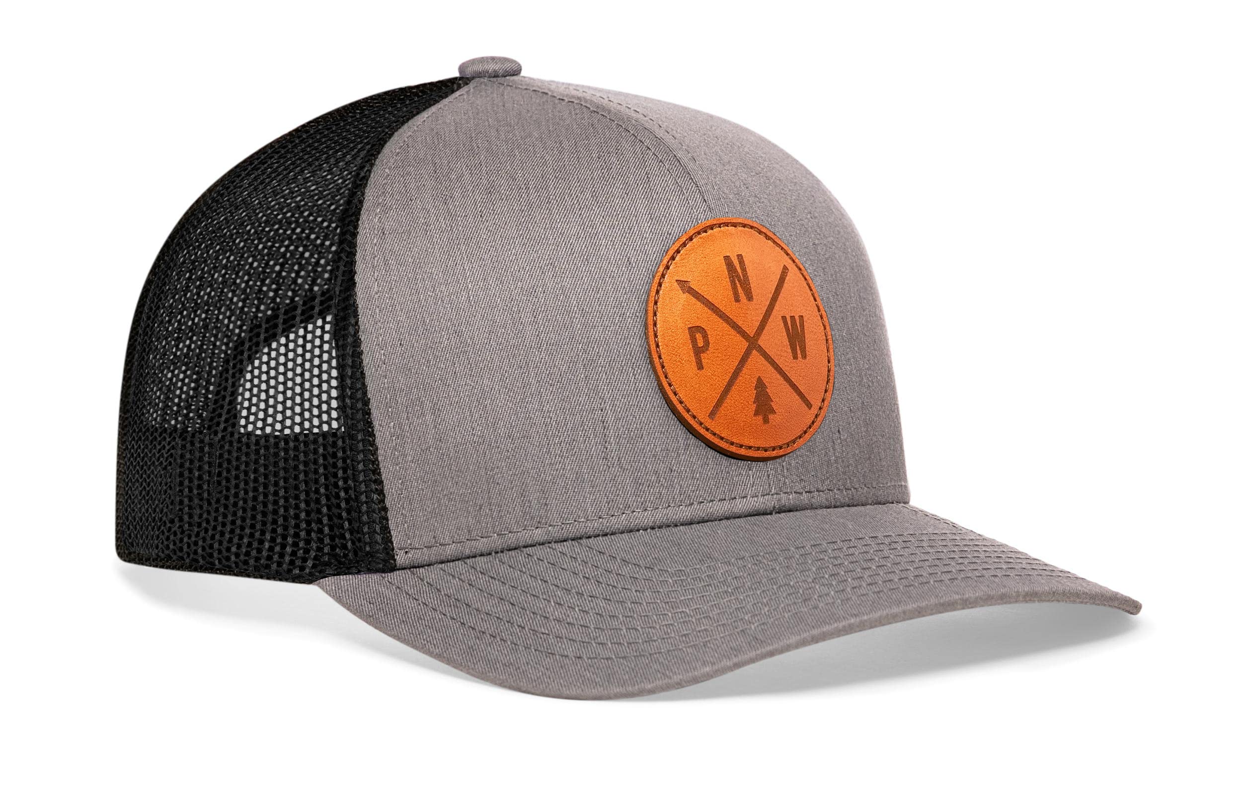 HAKA Camping Hat – Outdoors Trucker Hat for Men &amp; Women, Baseball Cap Adjustable Snapback - Synthetic Leather