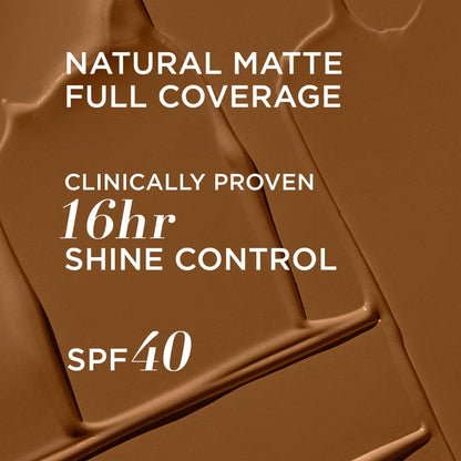 IT Cosmetics CC+ Cream Natural Matte Foundation with SPF 40 - Shine-Reducing &amp; Long-Wear Full Coverage Foundation For Oily Skin - With Hyaluronic Acid - Fragrance Free &amp; Non-Comedogenic - 1.08 fl oz