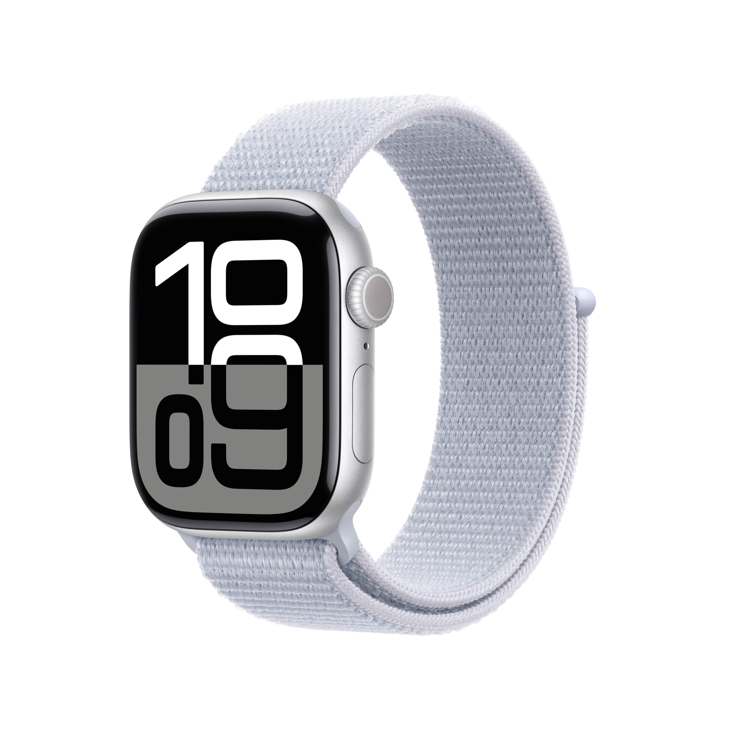 Apple Watch Series 10 [GPS 46mm] Smartwatch with Jet Black Aluminium Case with Black Sport Band. Fitness Tracker, ECG App, Always-On Retina Display, Water-Resistant