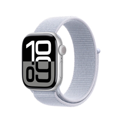 Apple Watch Series 10 [GPS 46mm] Smartwatch with Jet Black Aluminium Case with Black Sport Band. Fitness Tracker, ECG App, Always-On Retina Display, Water-Resistant