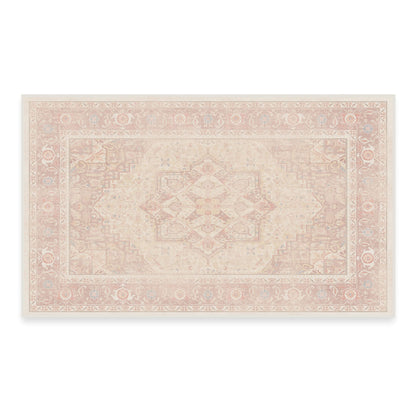 RUGGABLE Kamran Washable Rug - Perfect Vintage Area Rug for Living Room Bedroom Kitchen - Pet &amp; Child Friendly - Stain &amp; Water Resistant - Hazel 5&