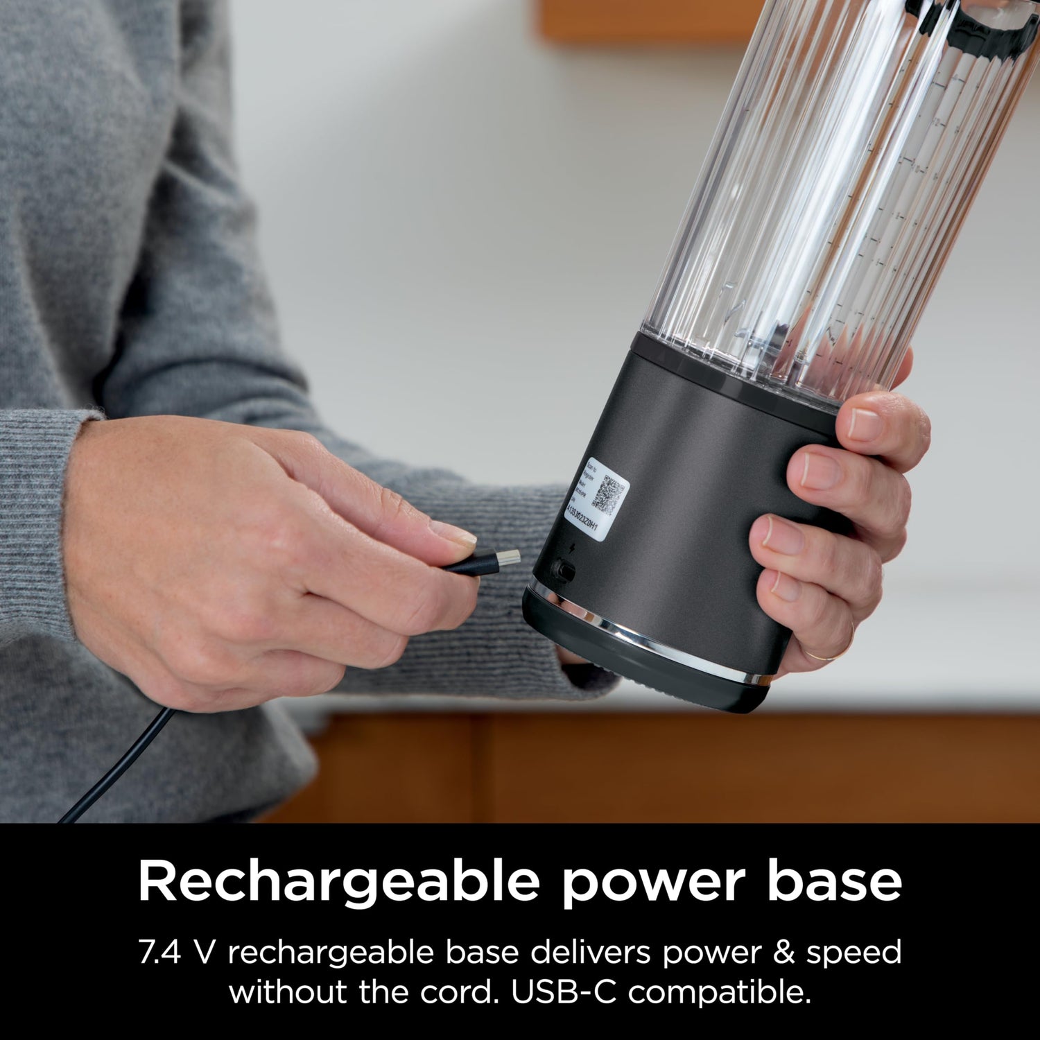 Ninja Blast Portable Blender, Cordless, 18oz. Vessel, Personal Blender For-Shakes and Smoothies, BPA Free, Leakproof-Lid and Sip Spout, USB-C Rechargeable, Dishwasher Safe Parts, Tinted Pink, BC151PK