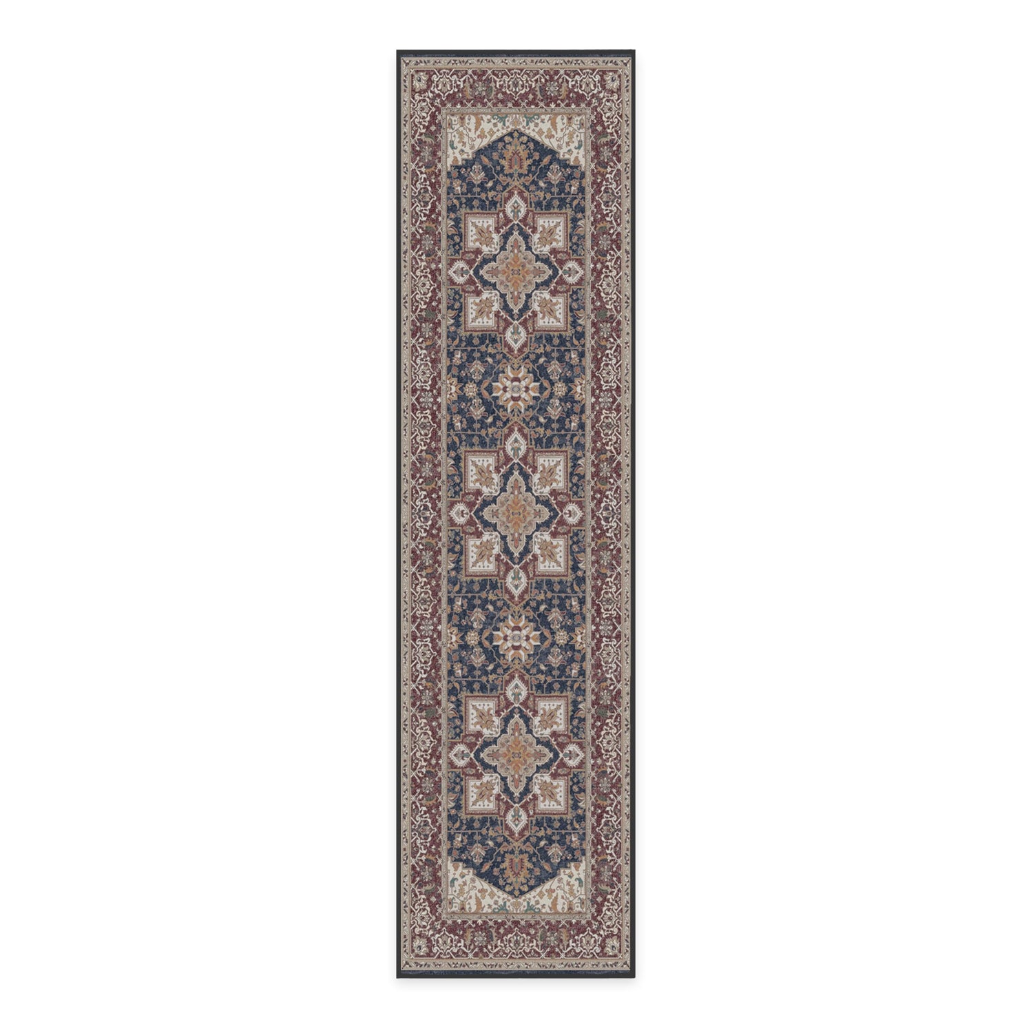RUGGABLE Maral Heriz Washable Rug - Perfect Vintage Area Rug for Living Room Bedroom Kitchen - Pet &amp; Child Friendly - Stain &amp; Water Resistant - Creme 3&