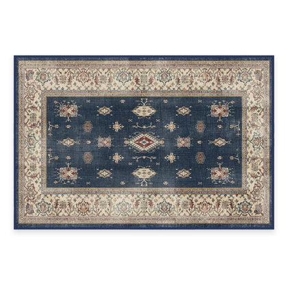 RUGGABLE – Verena Dark Wood – Machine Washable Runner Rug – Pet &amp; Child Friendly – Stain &amp; Water Resistant – Non-Slip – 2.5&