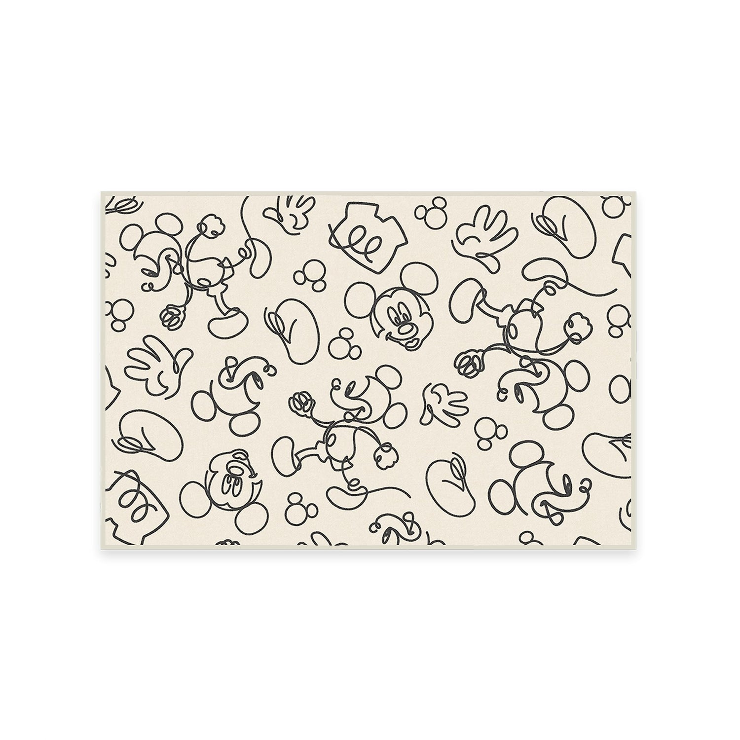 RUGGABLE Disney Classic Minnie Mouse Washable Rug - Perfect Area Rug for Nursery Playroom Kids Room - Pet &amp; Child Friendly - Stain &amp; Water Resistant - Trellis Pink 5&