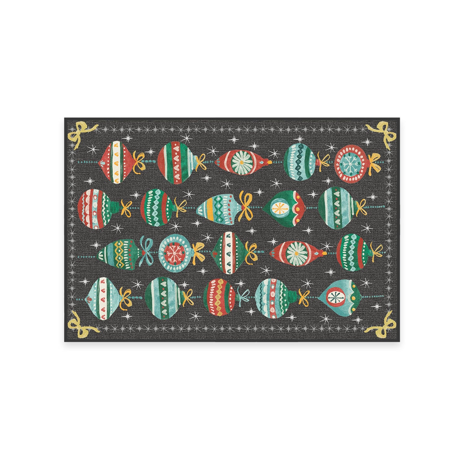 RUGGABLE Winter Plaid Washable Rug - Perfect Holiday Area Rug for Living Room Bedroom Kitchen - Pet &amp; Child Friendly - Stain &amp; Water Resistant - Dress Stewart Tartan Plaid 3&