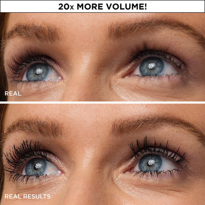 IT Cosmetics Superhero Volumizing Waterproof Mascara – 24HR Wear – Resists Sweat &amp; Humidity – Lash-loving Biotin, Peptides &amp; Pro-Vitamin B5 – Super Black, 0.3 fl oz