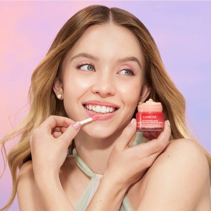 LANEIGE Lip Sleeping Mask: Nourish, Hydrate, Vitamin C, Murumuru &amp; Shea Butter, Antioxidants, Flaky, Dry Lips