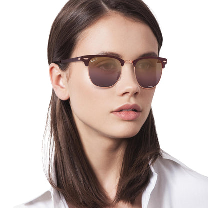 Ray-Ban RB3716 Clubmaster Metal Square Sunglasses