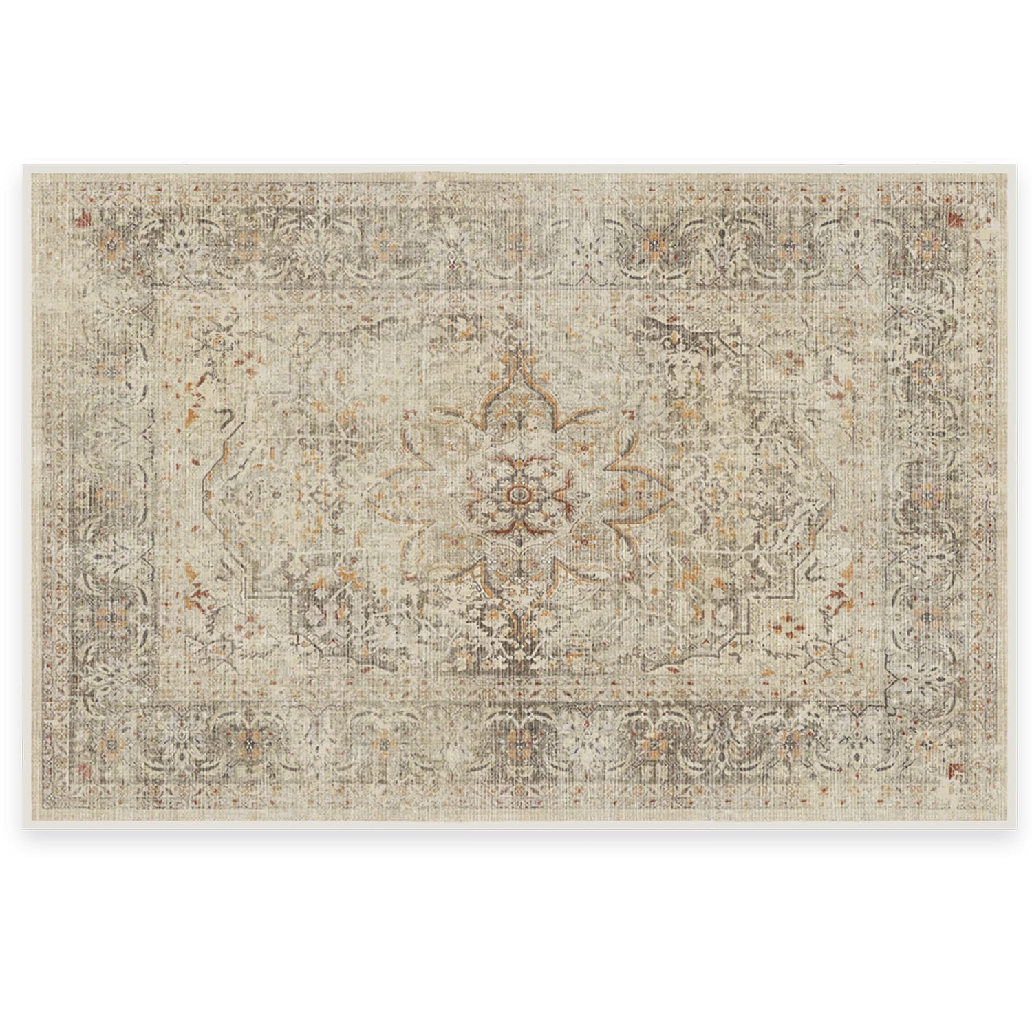 RUGGABLE – Sarrah Blue Quartz – Machine Washable Runner Rug – Pet &amp; Child Friendly – Stain &amp; Water Resistant – Non-Slip – 2.5&