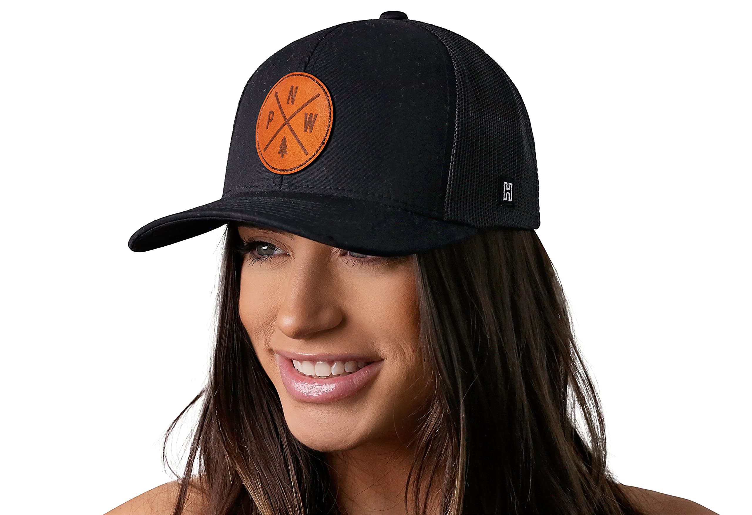 HAKA Camping Hat – Outdoors Trucker Hat for Men &amp; Women, Baseball Cap Adjustable Snapback - Synthetic Leather