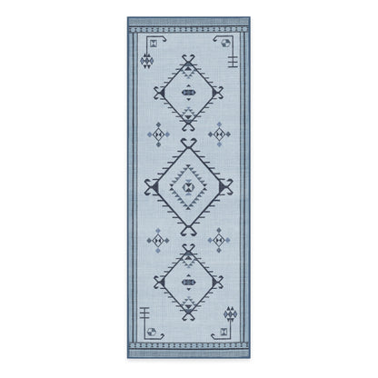 RUGGABLE Damali Runner Rug - Perfect Boho Washable Rug for Entryway Hallway Kitchen - Pet &amp; Child Friendly - Non-Toxic - Stain &amp; Water Resistant - Black &amp; White 2.5&