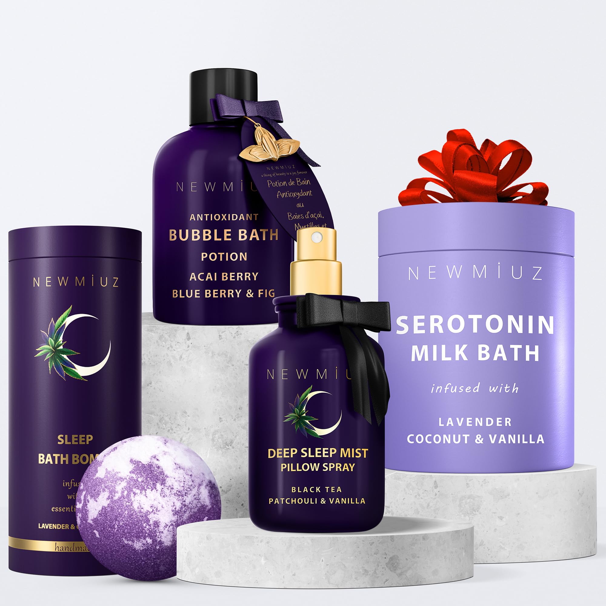 Deep Sleep Pillow Spray Patchouli Black Tea Vanilla Essential Oils Natural Fast Acting Aromatherapy Mist for Restful Sleep Relaxation Calming Stress Relief Bedtime &amp; Shower Spray Luxury Self care Gift