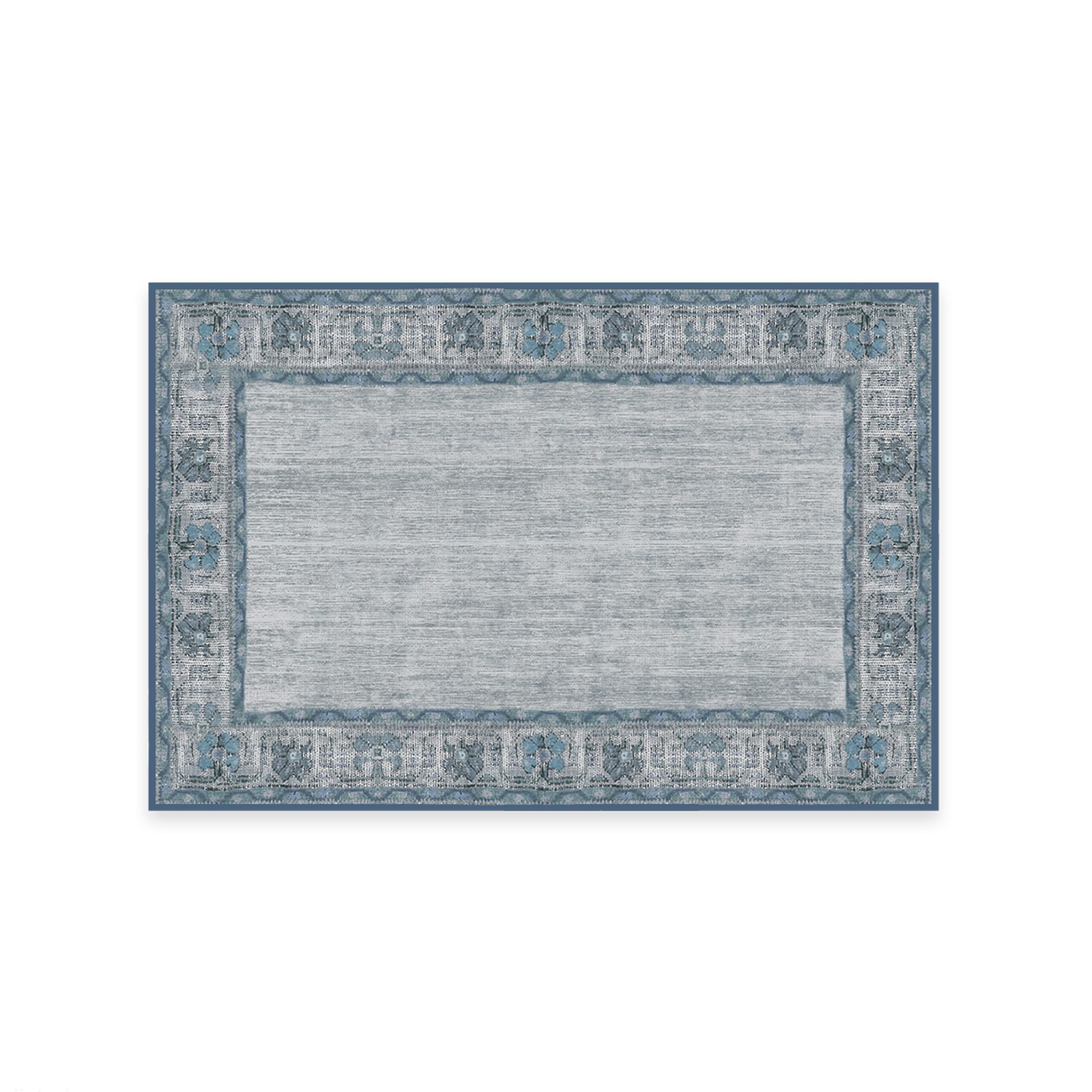 RUGGABLE Zinnia Runner Rug - Perfect Boho Washable Rug for Entryway Hallway Kitchen - Pet &amp; Child Friendly - Stain &amp; Water Resistant - Grey 2.5&