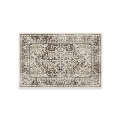 RUGGABLE Kamran Washable Rug - Perfect Vintage Area Rug for Living Room Bedroom Kitchen - Pet &amp; Child Friendly - Stain &amp; Water Resistant - Hazel 5&
