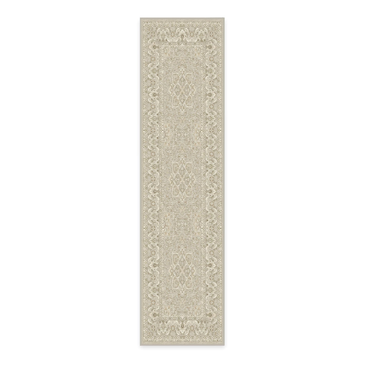 RUGGABLE Hendesi Heriz Washable Rug - Perfect Antique Vintage Area Rug for Living Room Bedroom Kitchen - Pet &amp; Child Friendly - Stain &amp; Water Resistant, Non-Slip - Abalone 2&