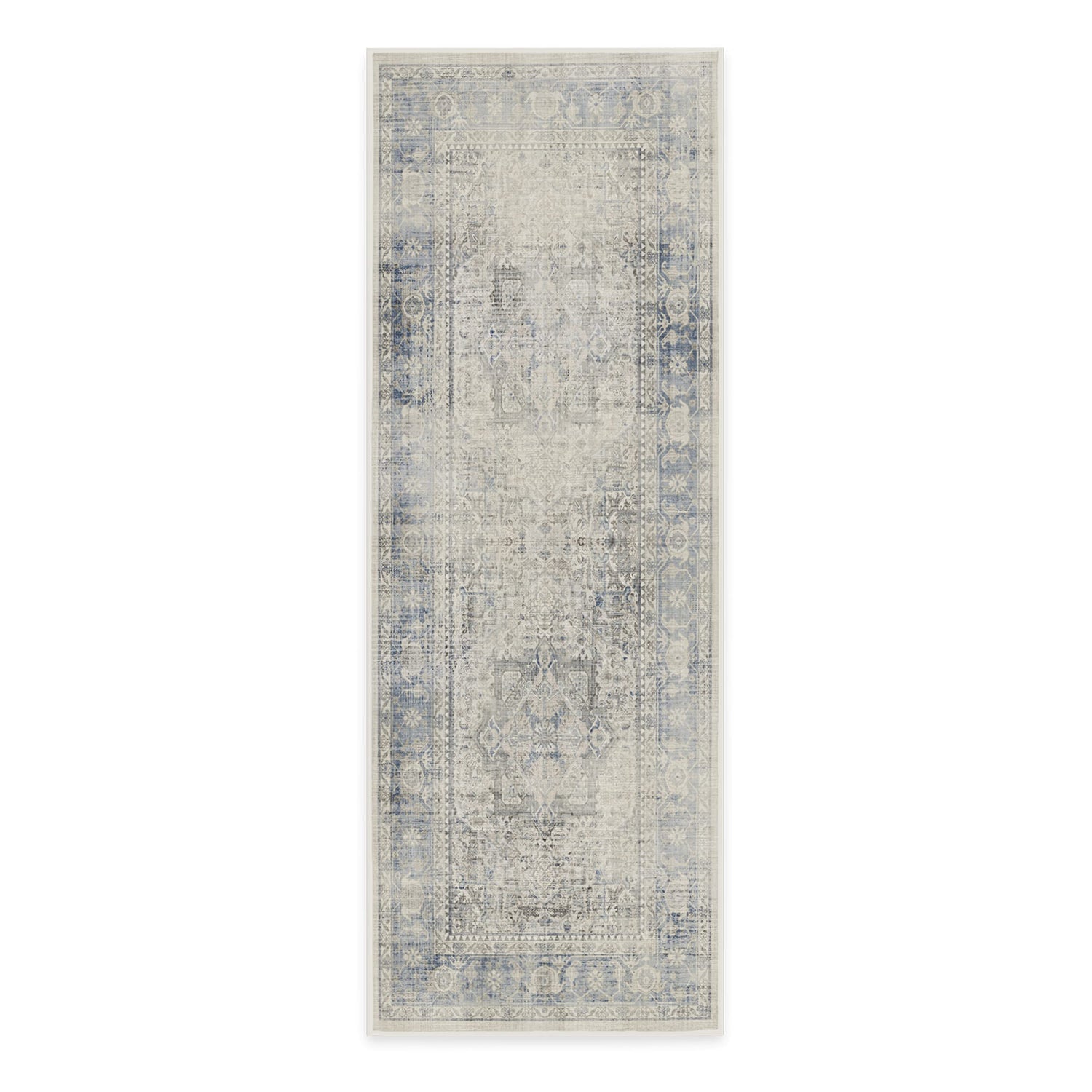 RUGGABLE Kamran Washable Rug - Perfect Vintage Area Rug for Living Room Bedroom Kitchen - Pet &amp; Child Friendly - Stain &amp; Water Resistant - Hazel 5&