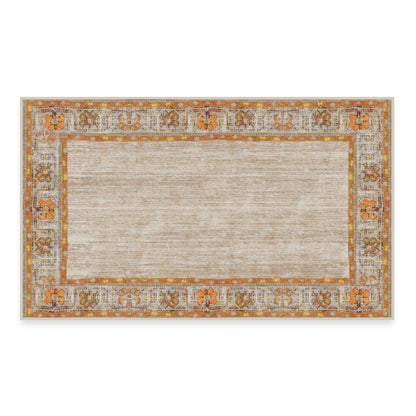 RUGGABLE Zinnia Runner Rug - Perfect Boho Washable Rug for Entryway Hallway Kitchen - Pet &amp; Child Friendly - Stain &amp; Water Resistant - Grey 2.5&