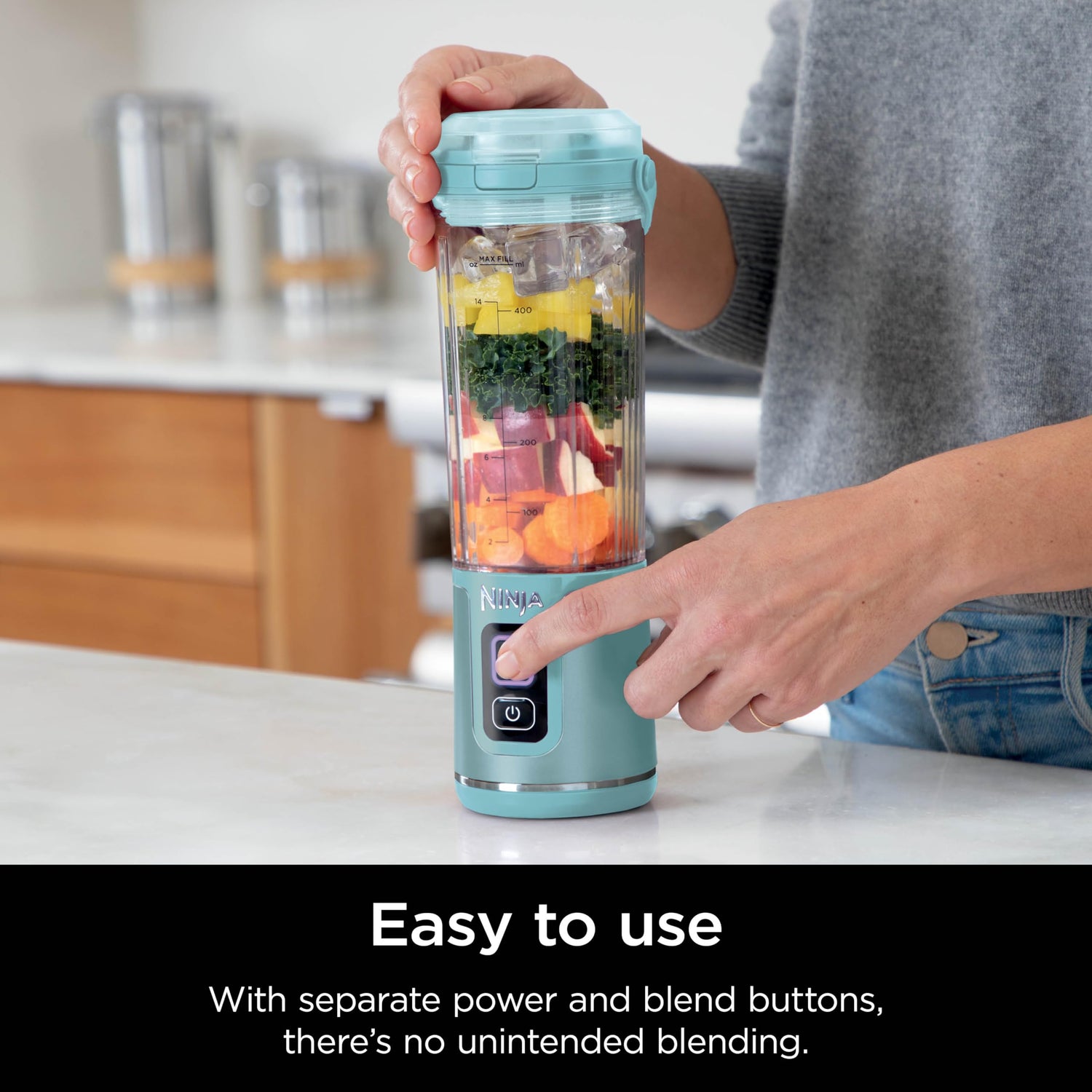 Ninja Blast Portable Blender, Cordless, 18oz. Vessel, Personal Blender For-Shakes and Smoothies, BPA Free, Leakproof-Lid and Sip Spout, USB-C Rechargeable, Dishwasher Safe Parts, Tinted Pink, BC151PK