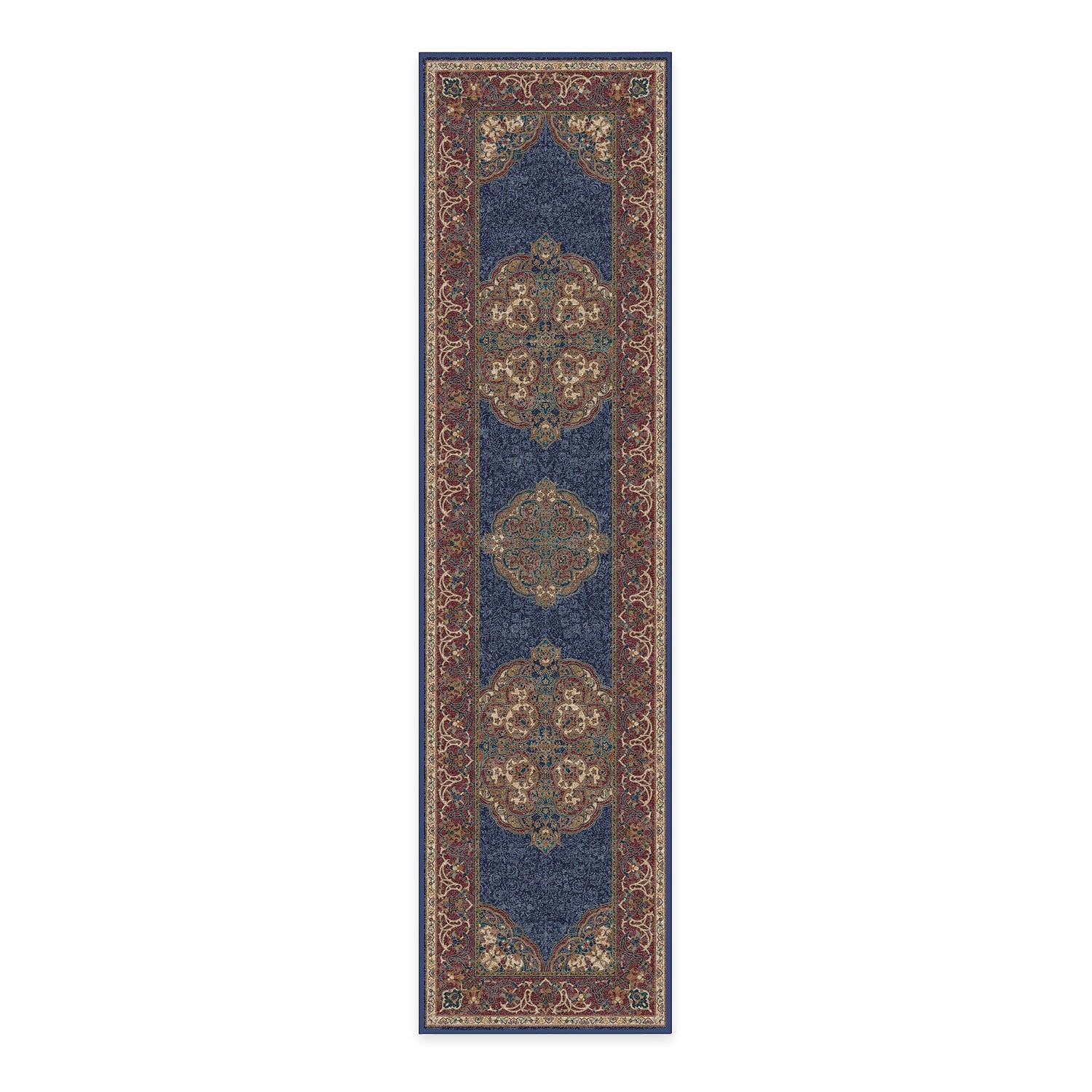 RUGGABLE Disney Traditional Mickey Mouse Washable Rug - Perfect Area Rug for Nursery Playroom Kids Room - Pet &amp; Child Friendly - Stain &amp; Water Resistant - Damask Grey 3&
