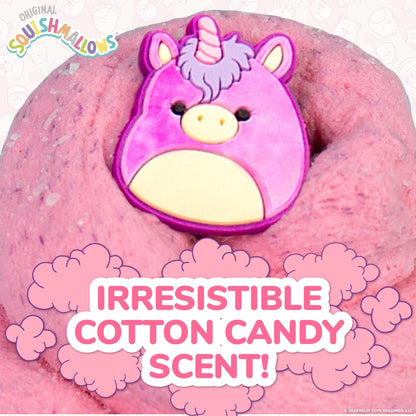 Original Squishmallows Winston The Owl Premium Scented Slime, Blue Raspberry Scented, 8 oz. Slime, 2 Fun Slime Add Ins, Pre-Made Slime for Kids, Great 6 Year Old Toys, Super Soft Squishy Toy