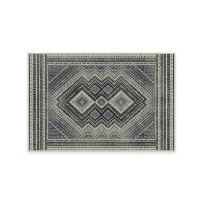 RUGGABLE Kaden Washable Rug - Perfect Vintage Area Rug for Living Room Bedroom Kitchen - Pet &amp; Child Friendly - Stain &amp; Water Resistant - Amber Red 3&