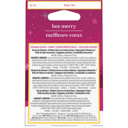 Burt’s Bees Christmas Gifts, 4 Lip Balm Stocking Stuffers Products, Beeswax Bounty Classic Set - Original Beeswax Moisturizing Lip Balm (4-Pack)