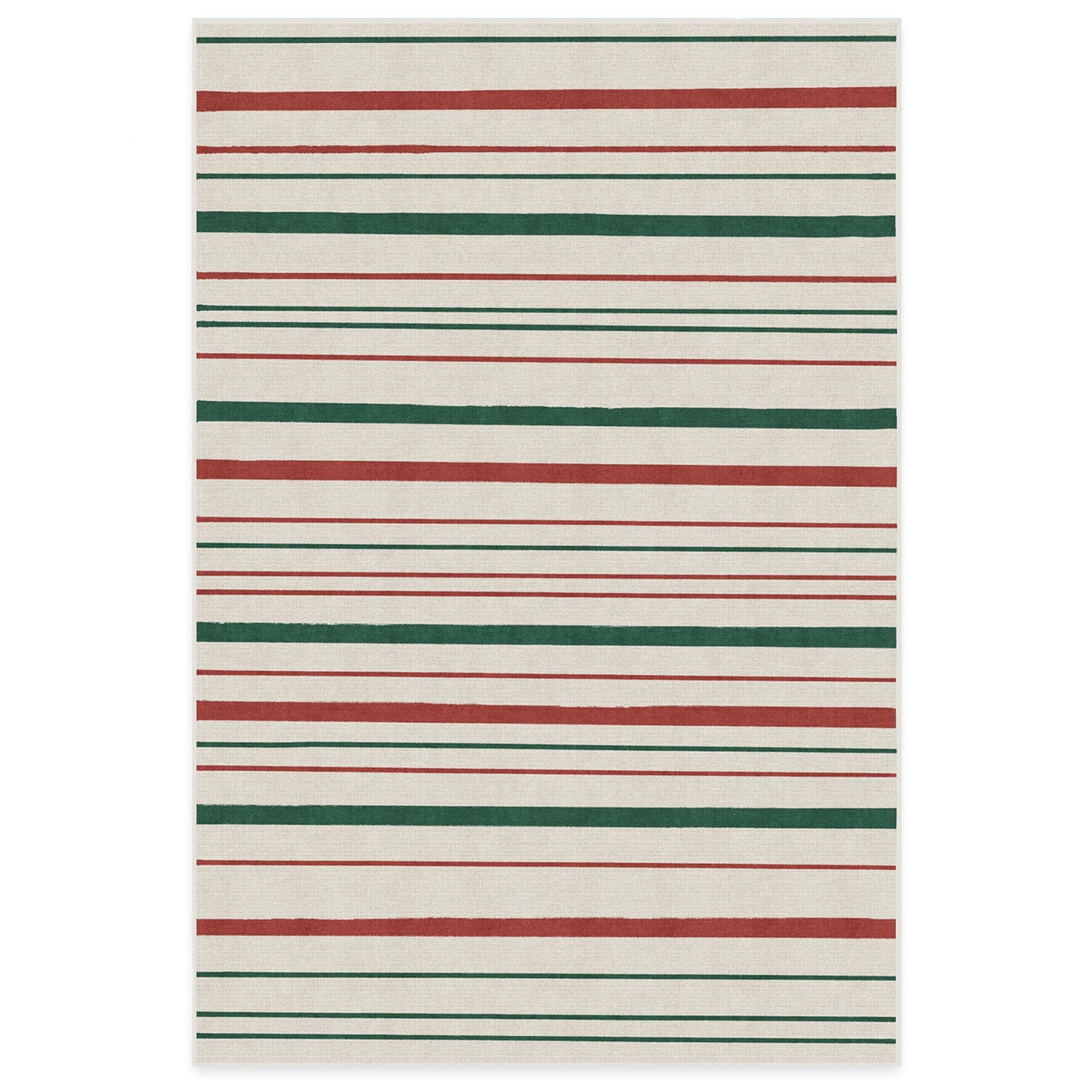 RUGGABLE Winter Plaid Washable Rug - Perfect Holiday Area Rug for Living Room Bedroom Kitchen - Pet &amp; Child Friendly - Stain &amp; Water Resistant - Dress Stewart Tartan Plaid 3&