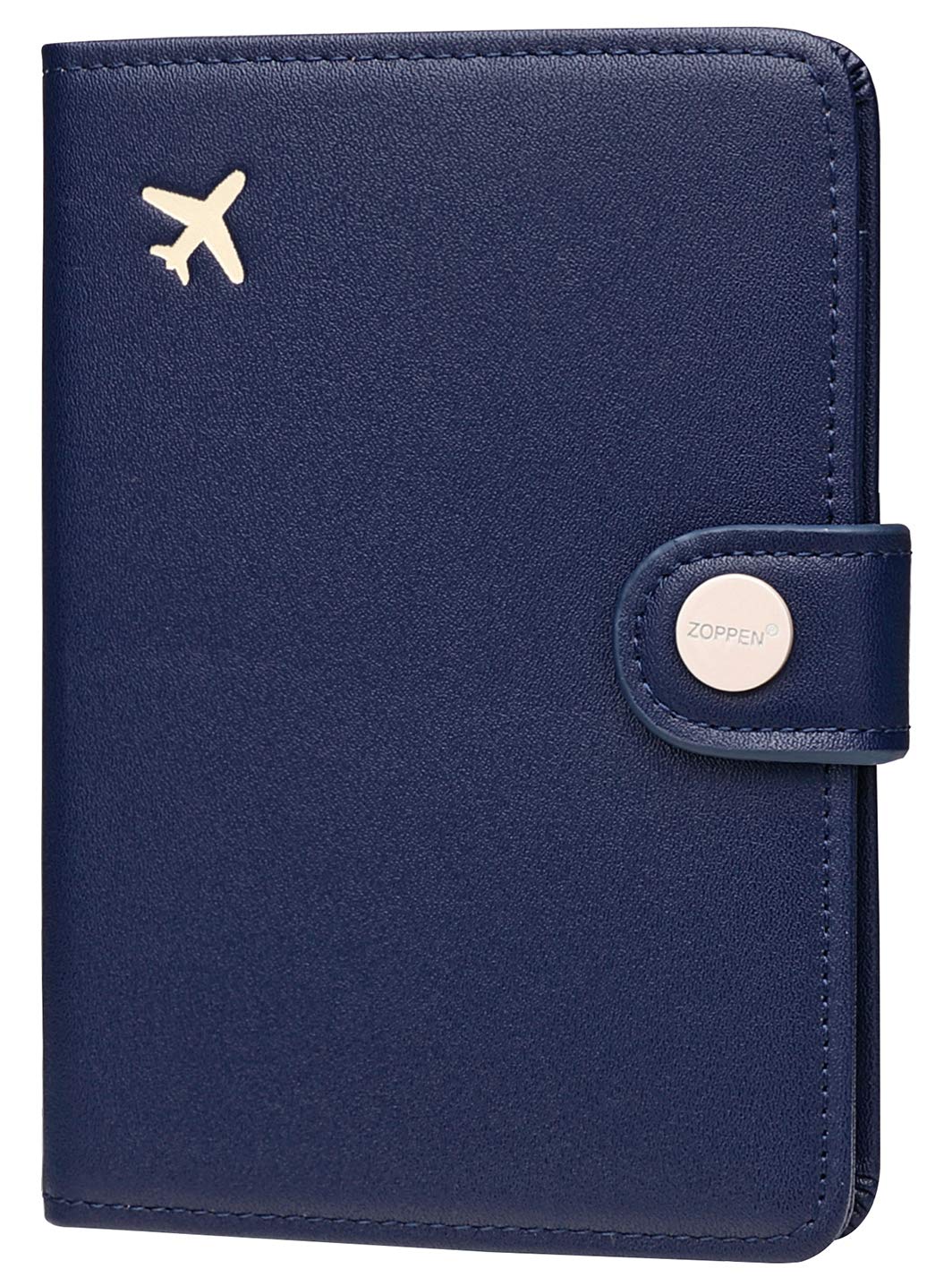 Zoppen RFID Blocking Travel Passport Holder Cadanian Passport Cover Slim Id Card Case (