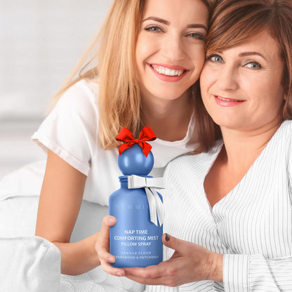 Nap Time Pillow Spray - Vanilla Cedarwood Essential Oils Natural - Fast Acting Aromatherapy Mist for Restful Sleep Relaxation Calming Stress Relief - Bedtime &amp; Shower Spray Luxury Self care Gift
