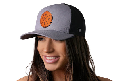 HAKA Camping Hat – Outdoors Trucker Hat for Men &amp; Women, Baseball Cap Adjustable Snapback - Synthetic Leather