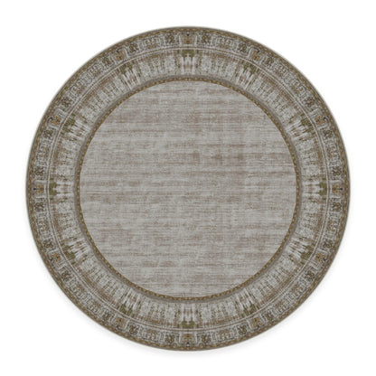 RUGGABLE Zinnia Runner Rug - Perfect Boho Washable Rug for Entryway Hallway Kitchen - Pet &amp; Child Friendly - Stain &amp; Water Resistant - Grey 2.5&