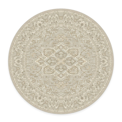 RUGGABLE Hendesi Heriz Washable Rug - Perfect Antique Vintage Area Rug for Living Room Bedroom Kitchen - Pet &amp; Child Friendly - Stain &amp; Water Resistant, Non-Slip - Abalone 2&