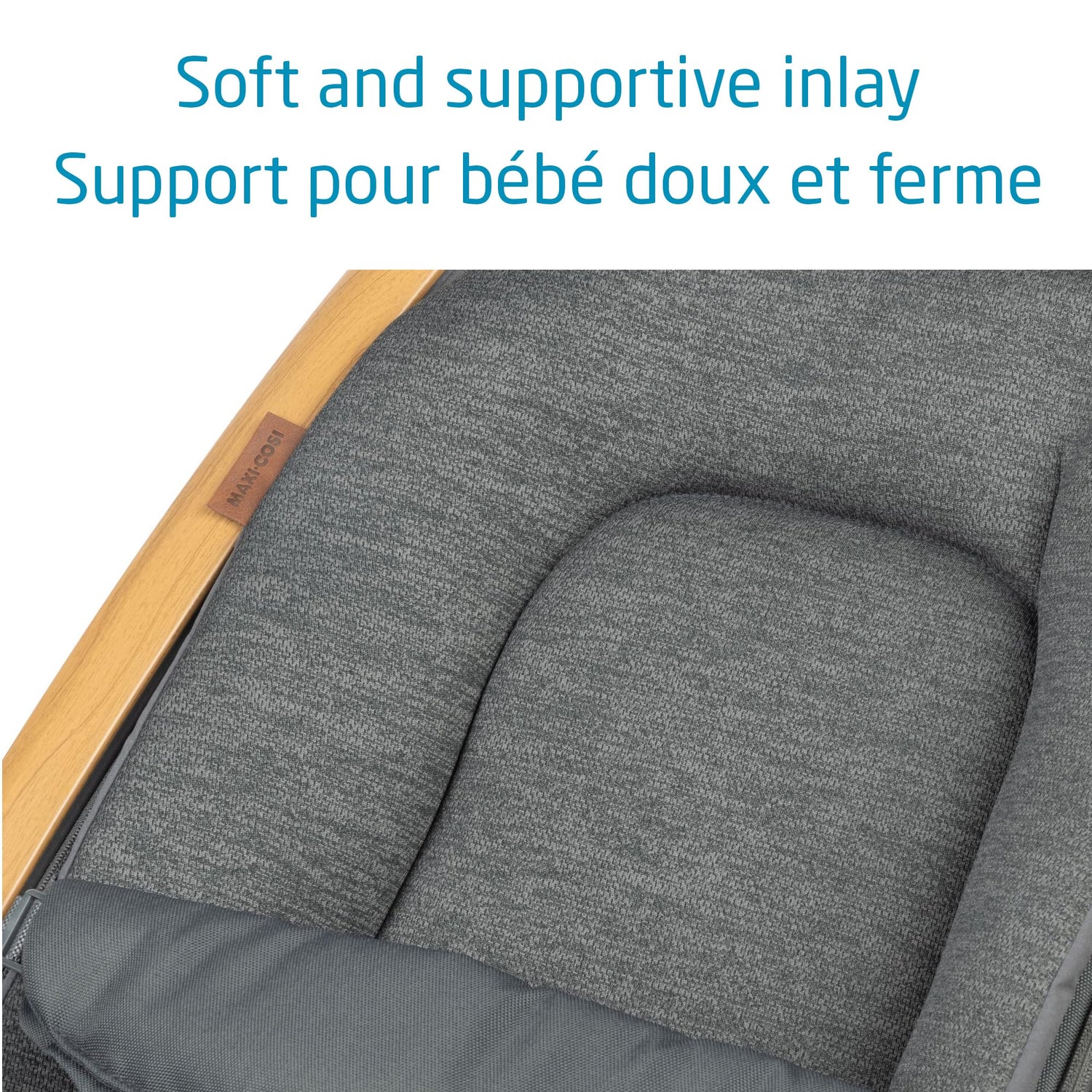 Maxi-Cosi 2-in-1 Kori Rocker, folds flat, travel, washable fabrics, Sand Horizon