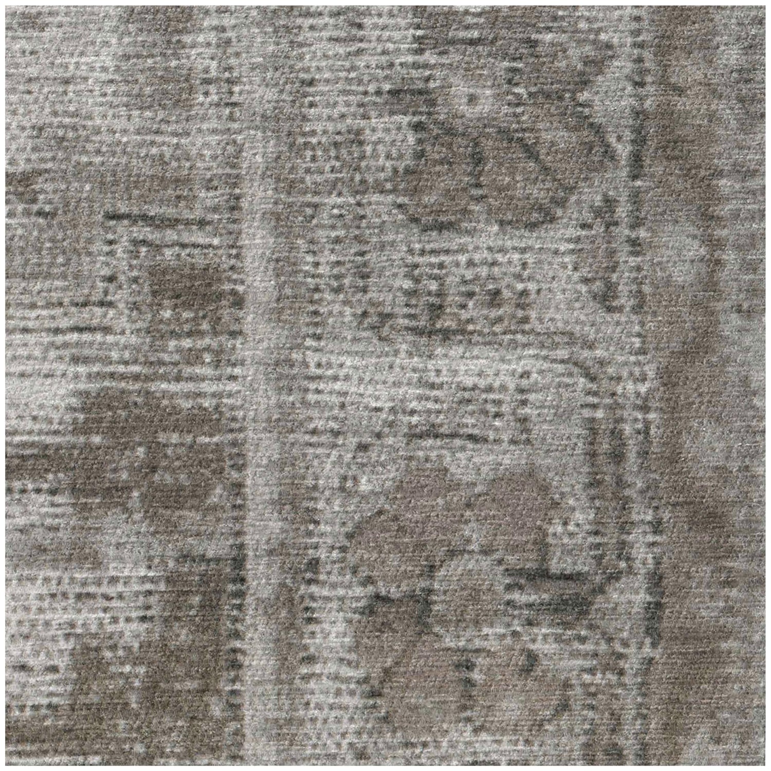 RUGGABLE Zinnia Runner Rug - Perfect Boho Washable Rug for Entryway Hallway Kitchen - Pet &amp; Child Friendly - Stain &amp; Water Resistant - Grey 2.5&