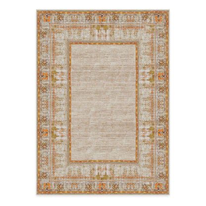RUGGABLE Zinnia Runner Rug - Perfect Boho Washable Rug for Entryway Hallway Kitchen - Pet &amp; Child Friendly - Stain &amp; Water Resistant - Grey 2.5&