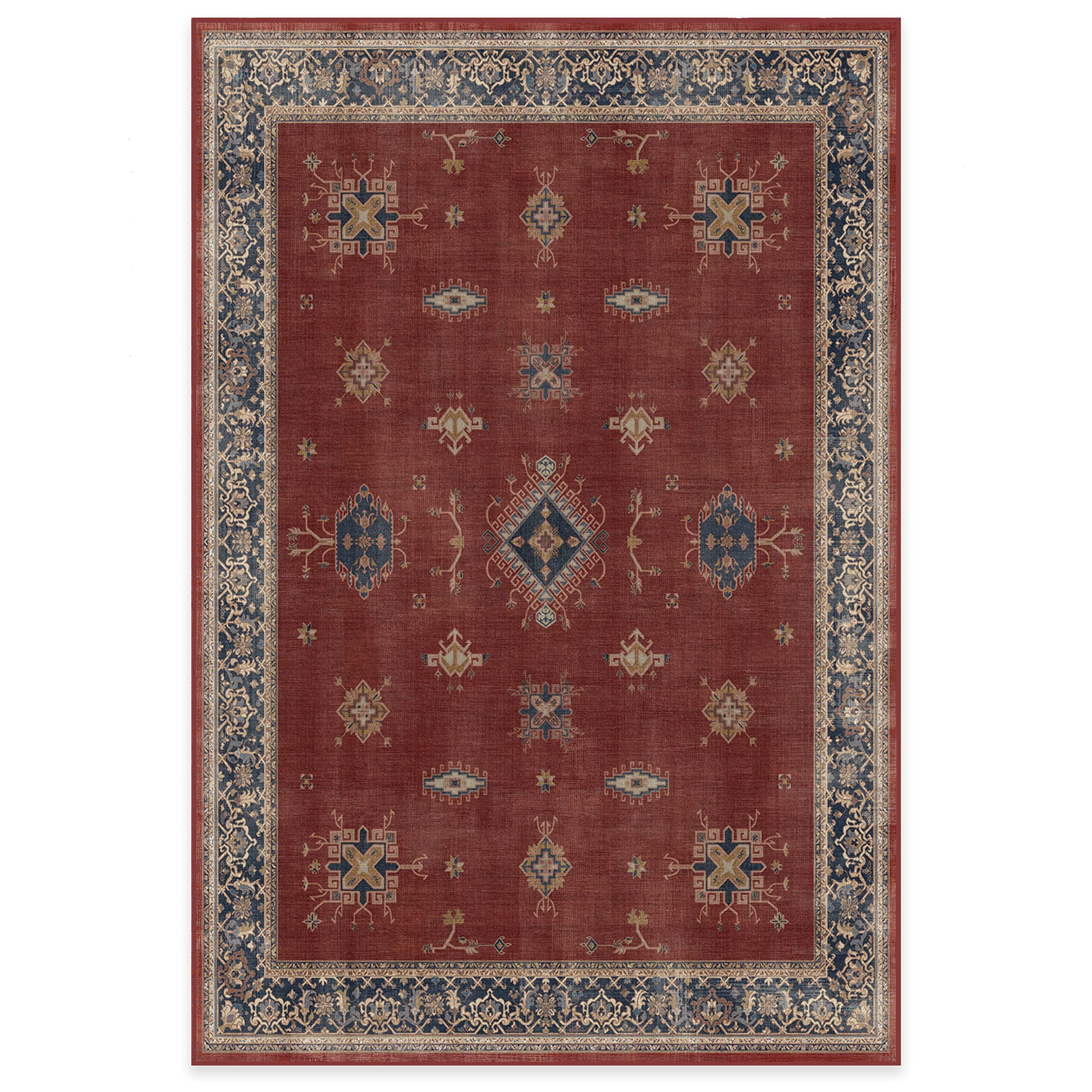 RUGGABLE – Verena Dark Wood – Machine Washable Runner Rug – Pet &amp; Child Friendly – Stain &amp; Water Resistant – Non-Slip – 2.5&