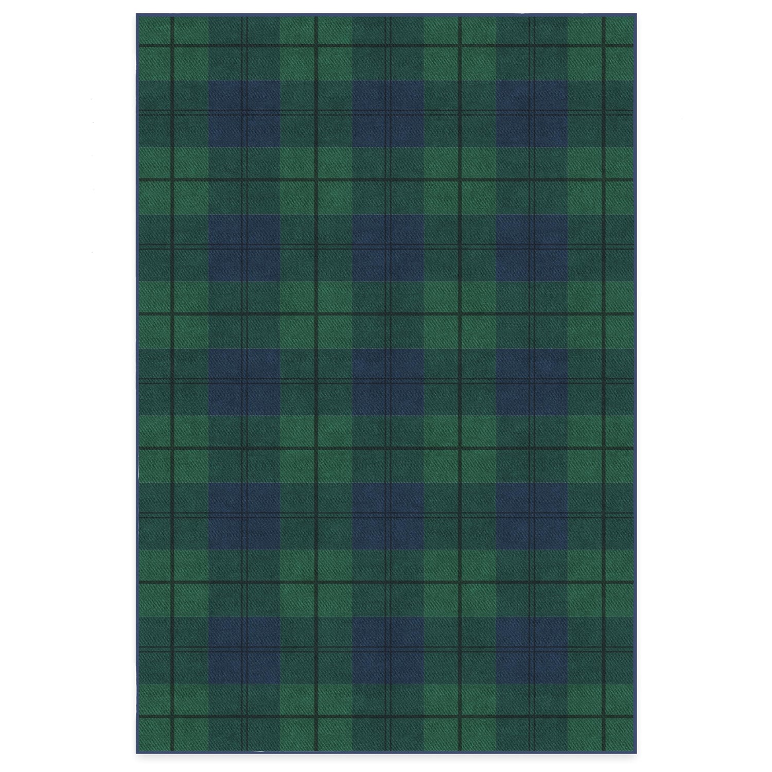 RUGGABLE Winter Plaid Washable Rug - Perfect Holiday Area Rug for Living Room Bedroom Kitchen - Pet &amp; Child Friendly - Stain &amp; Water Resistant - Dress Stewart Tartan Plaid 3&