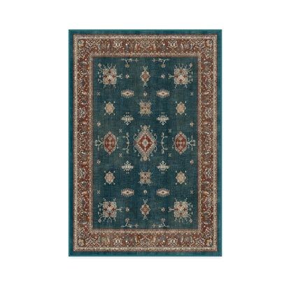 RUGGABLE – Verena Dark Wood – Machine Washable Runner Rug – Pet &amp; Child Friendly – Stain &amp; Water Resistant – Non-Slip – 2.5&