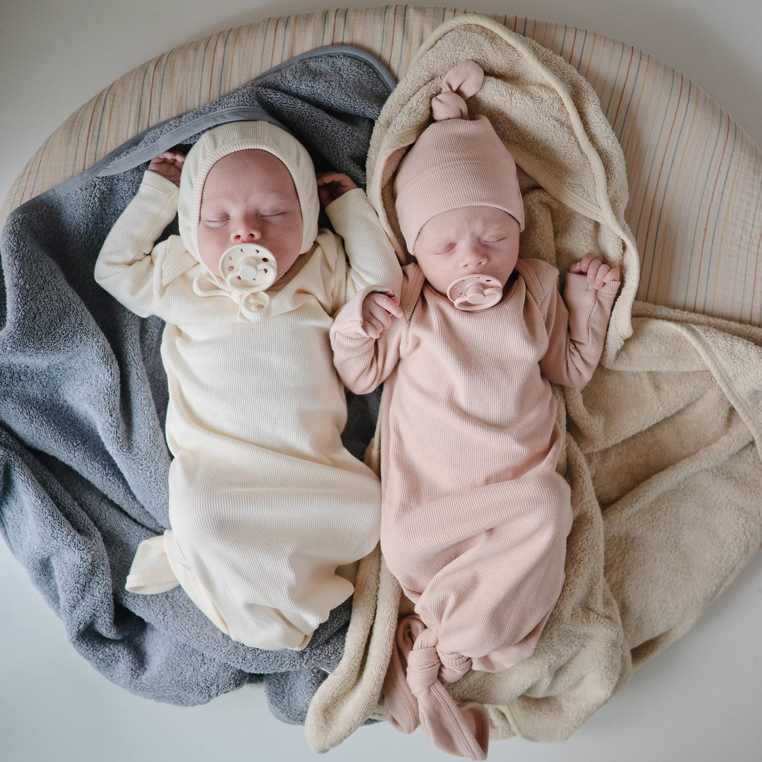 mushie Baby Hooded Towel | Organic Cotton (Moss)