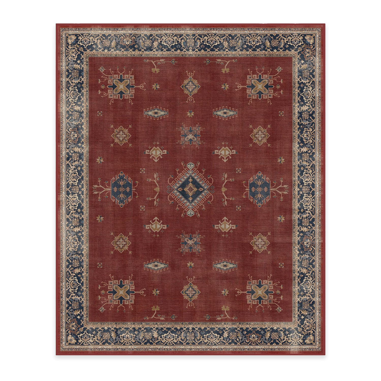 RUGGABLE – Verena Dark Wood – Machine Washable Runner Rug – Pet &amp; Child Friendly – Stain &amp; Water Resistant – Non-Slip – 2.5&