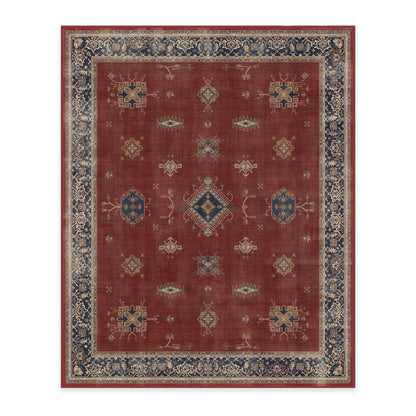 RUGGABLE – Verena Dark Wood – Machine Washable Runner Rug – Pet &amp; Child Friendly – Stain &amp; Water Resistant – Non-Slip – 2.5&