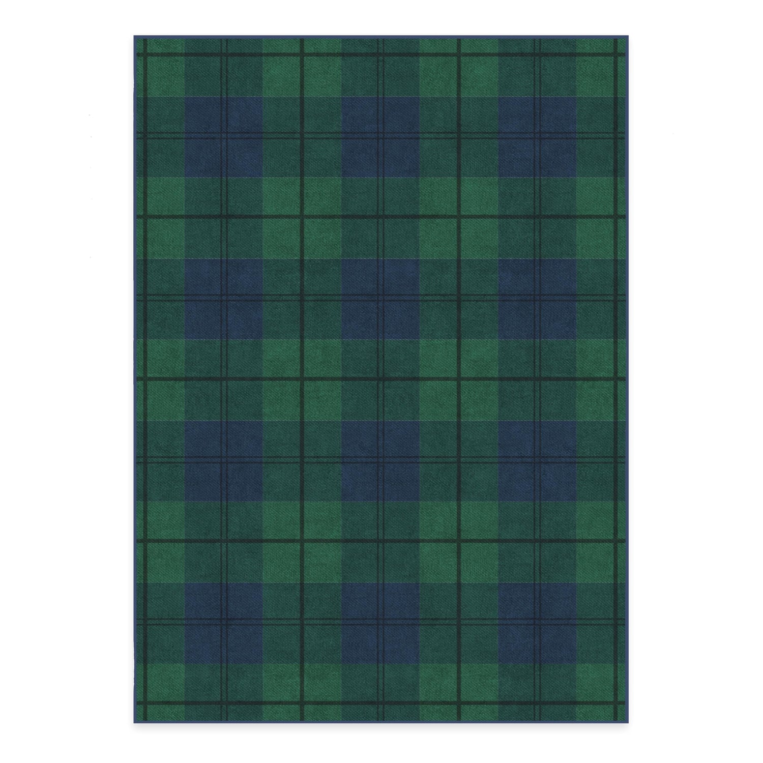RUGGABLE Winter Plaid Washable Rug - Perfect Holiday Area Rug for Living Room Bedroom Kitchen - Pet &amp; Child Friendly - Stain &amp; Water Resistant - Dress Stewart Tartan Plaid 3&