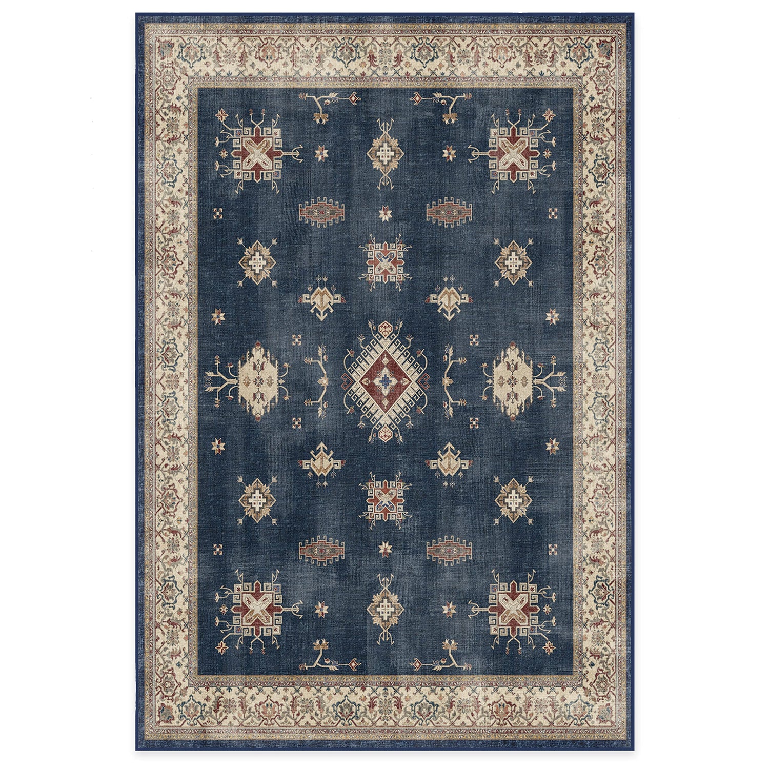 RUGGABLE – Verena Dark Wood – Machine Washable Runner Rug – Pet &amp; Child Friendly – Stain &amp; Water Resistant – Non-Slip – 2.5&