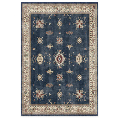 RUGGABLE – Verena Dark Wood – Machine Washable Runner Rug – Pet &amp; Child Friendly – Stain &amp; Water Resistant – Non-Slip – 2.5&