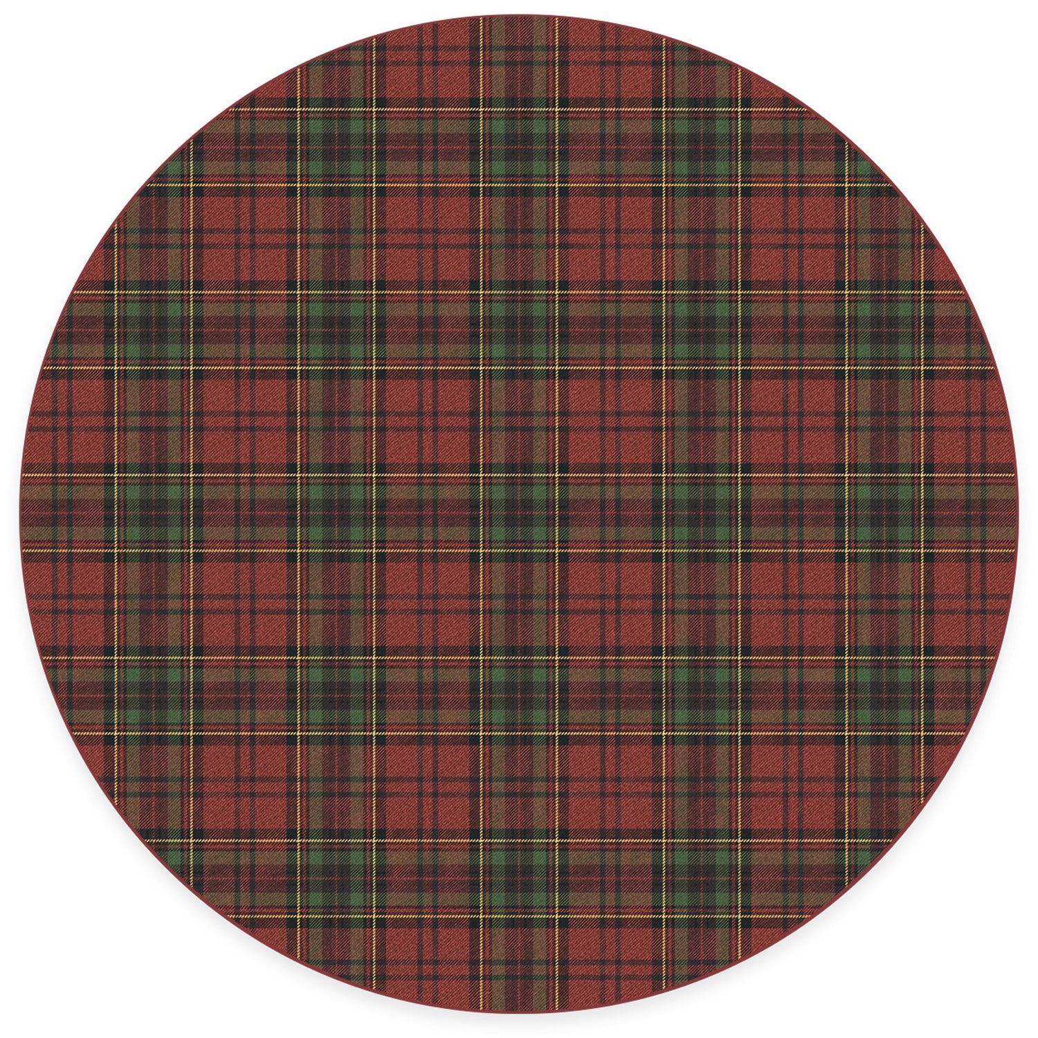 RUGGABLE Winter Plaid Washable Rug - Perfect Holiday Area Rug for Living Room Bedroom Kitchen - Pet &amp; Child Friendly - Stain &amp; Water Resistant - Dress Stewart Tartan Plaid 3&