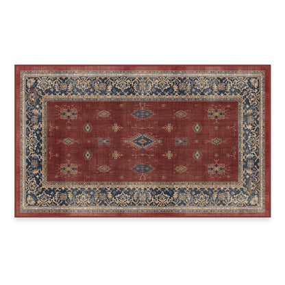 RUGGABLE – Verena Dark Wood – Machine Washable Runner Rug – Pet &amp; Child Friendly – Stain &amp; Water Resistant – Non-Slip – 2.5&