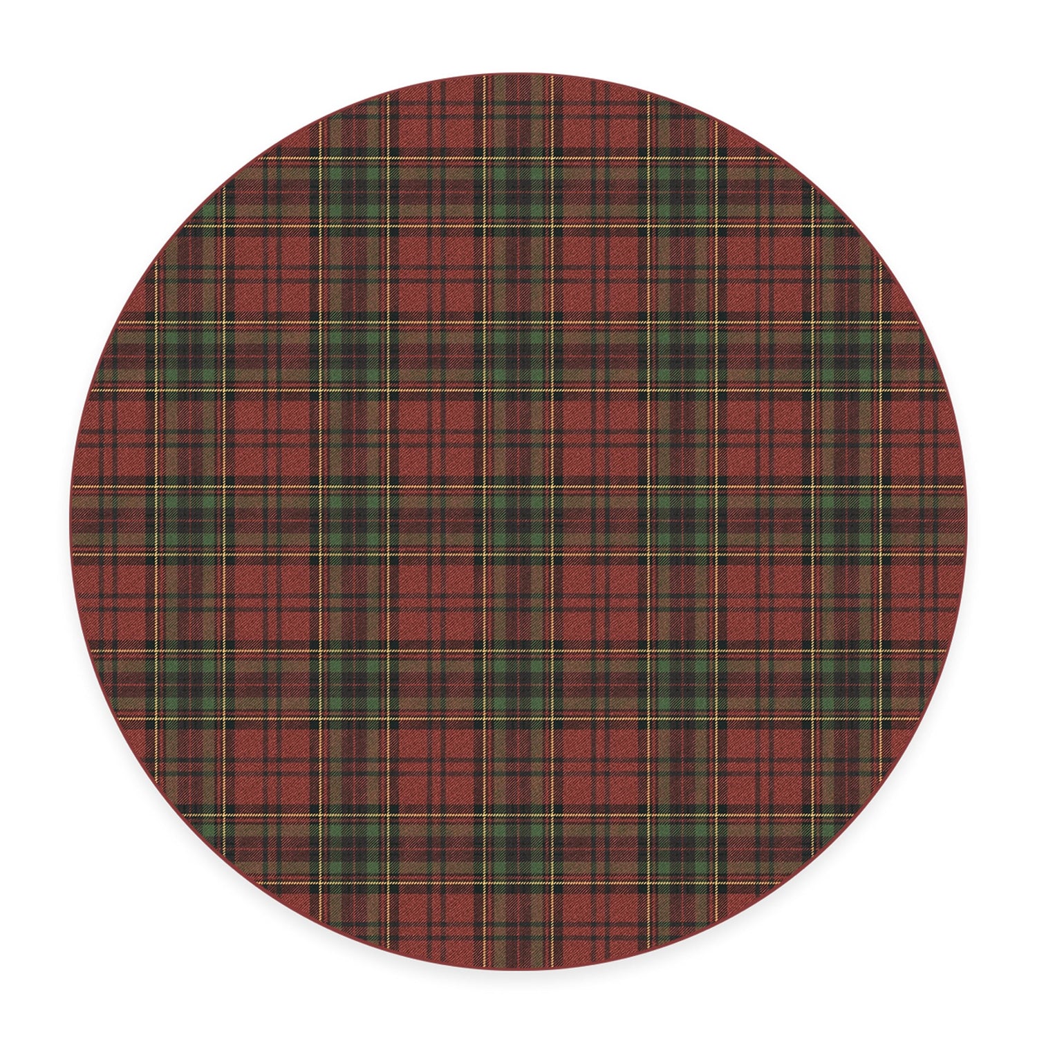 RUGGABLE Winter Plaid Washable Rug - Perfect Holiday Area Rug for Living Room Bedroom Kitchen - Pet &amp; Child Friendly - Stain &amp; Water Resistant - Dress Stewart Tartan Plaid 3&