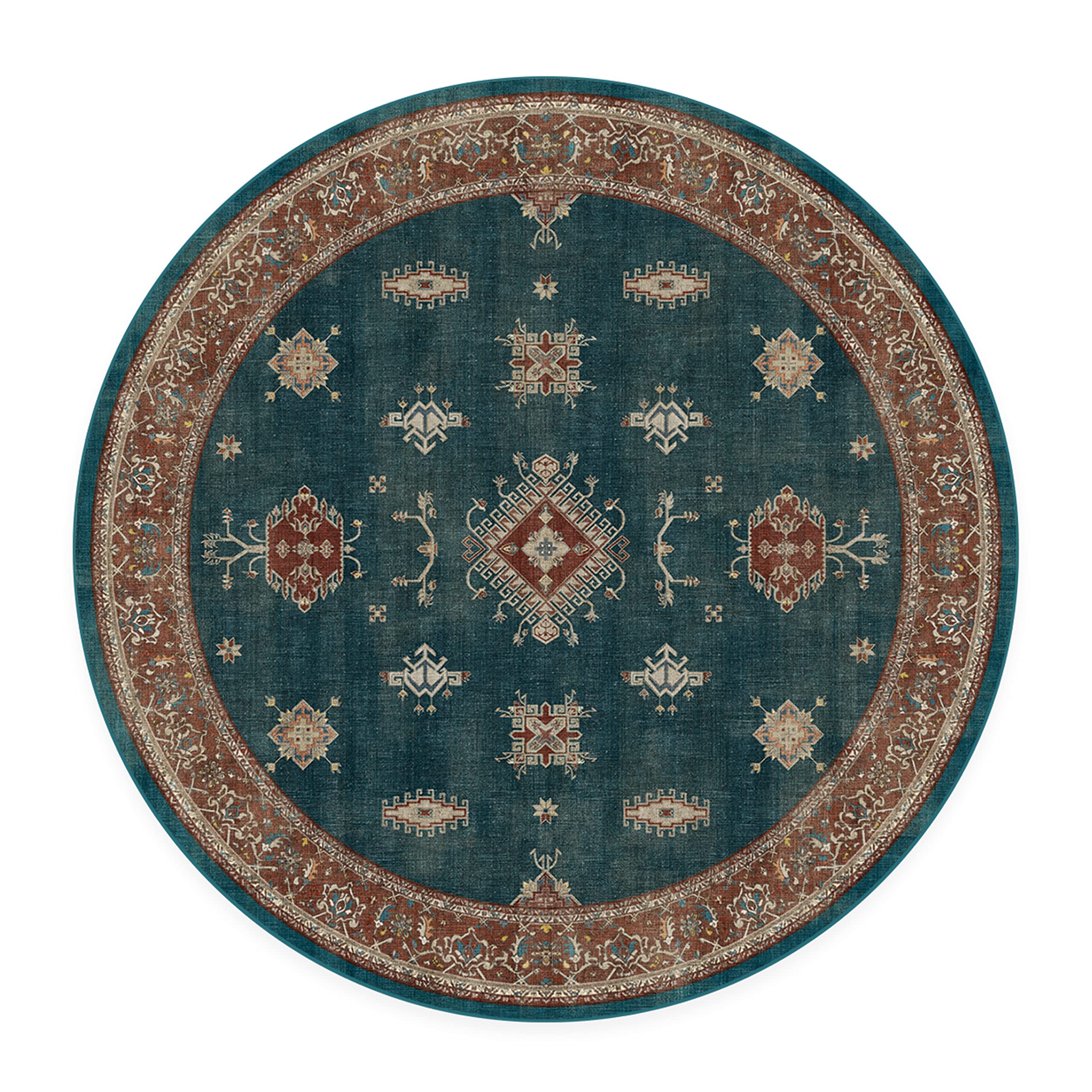 RUGGABLE – Verena Dark Wood – Machine Washable Runner Rug – Pet &amp; Child Friendly – Stain &amp; Water Resistant – Non-Slip – 2.5&