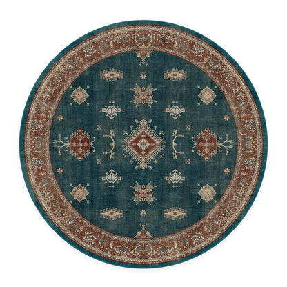 RUGGABLE – Verena Dark Wood – Machine Washable Runner Rug – Pet &amp; Child Friendly – Stain &amp; Water Resistant – Non-Slip – 2.5&